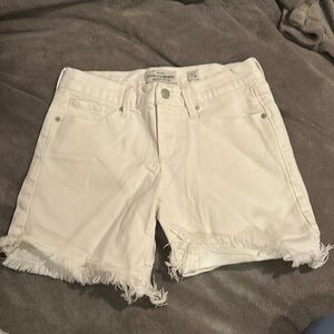 Lucky Brand Women's White Denim Shorts